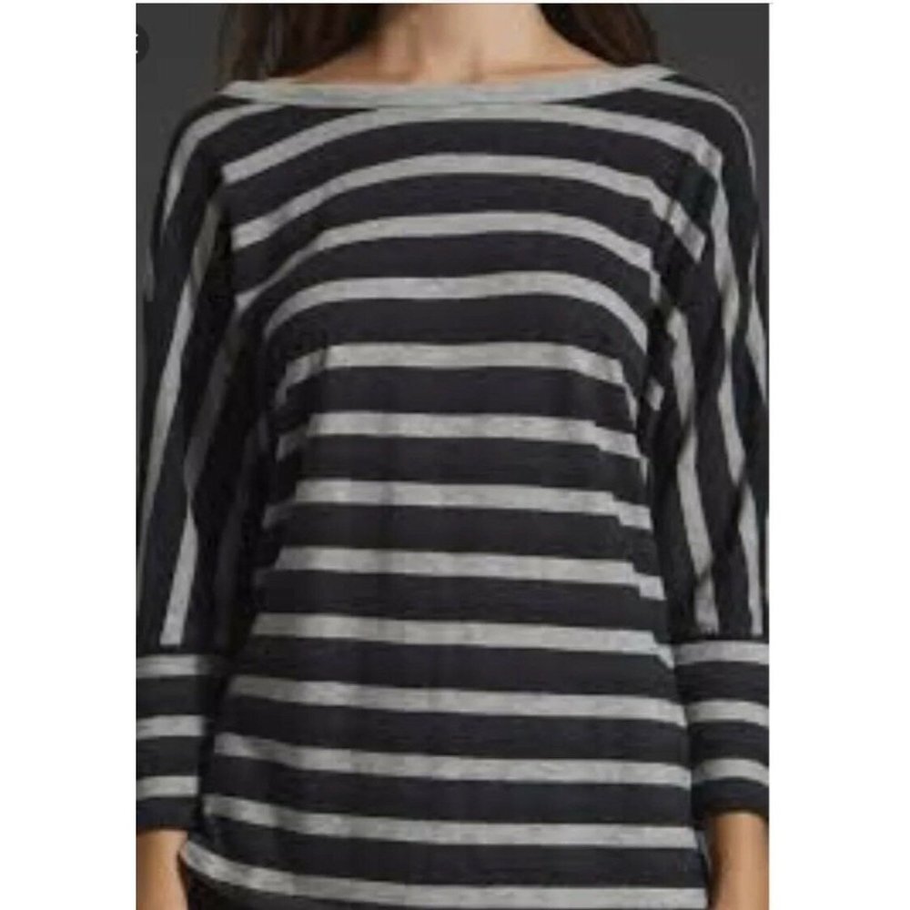 Soft Joie Sagittarius striped Boatneck top